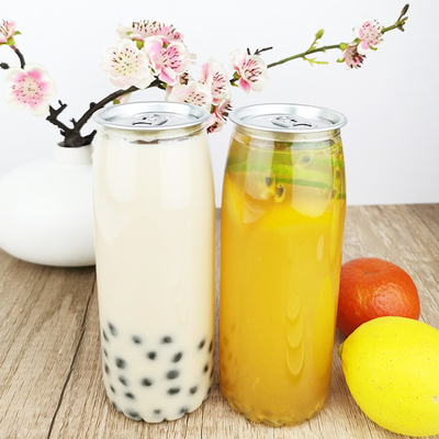 花の最下の茶ミルクが付いている容易な開いた0.5Lプラスチック ペット容器