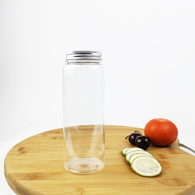 ふたが付いているプラスチック食品容器の瓶の帽子500mlの円柱飲料
