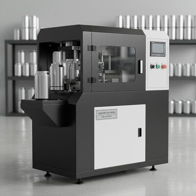 アルミ缶に適した 自動シーム機 黒と白のシーム 漏れがない PET プラスチック缶 互換性 耐久性
