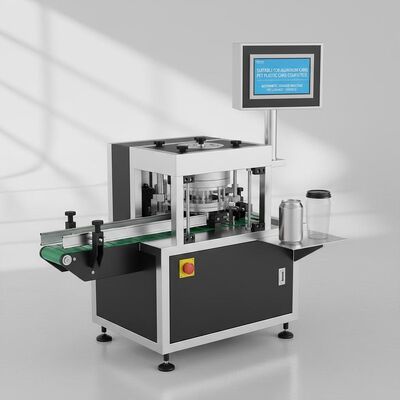 アルミ缶に適した 自動シーム機 黒と白のシーム 漏れがない PET プラスチック缶 互換性 耐久性