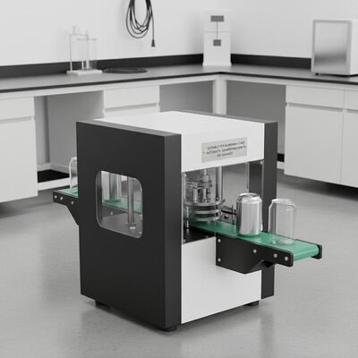 アルミ缶に適した 自動シーム機 黒と白のシーム 漏れがない PET プラスチック缶 互換性 耐久性