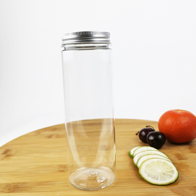 茶0.4リットル ペットねじ帽子の明確なジュースのびんが付いているプラスチック貯蔵の缶