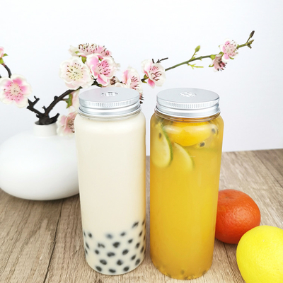 500ml 再利用可能なPETボトル 螺旋式蓋付き 食品用 清潔な容器 牛乳,アイスティー,コーヒー