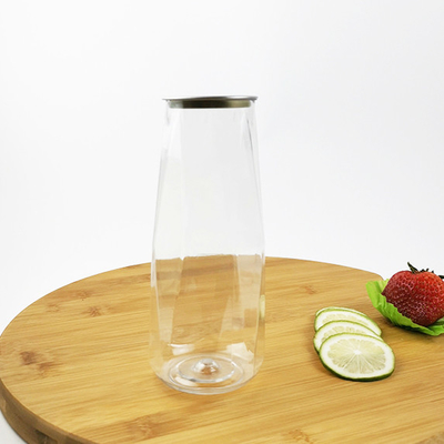 500ml プラスチック製 水瓶,ダイヤモンド形,食品用安全 BPA 無料貯蔵容器/穀物,粉,砂糖用ジュースボトル