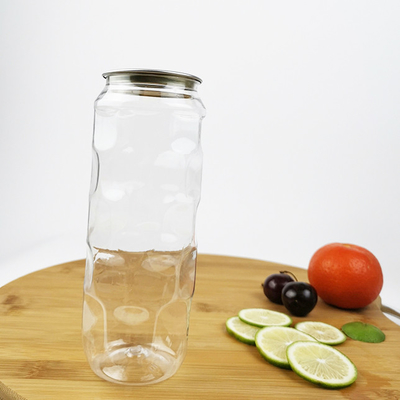 茶は容易な引きカバーが付いているプラスチック0.5L食品容器の瓶を搾り出す