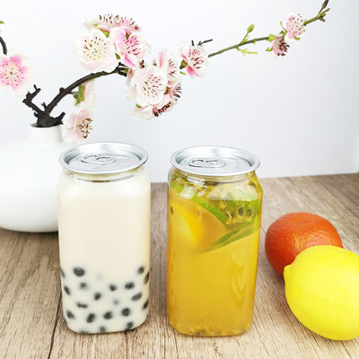 容易な引きカバー食糧水が付いている明確な正方形0.25Lのプラスチック容易な開いた缶