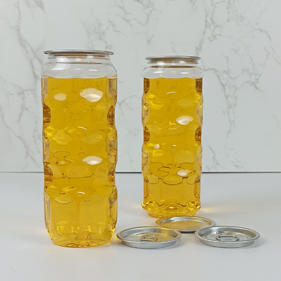 500ml PET プラスチック 貯蔵瓶 - 軽量で気密で,茶,ミルク,ジュース,家庭製飲料を保存するために再利用可能