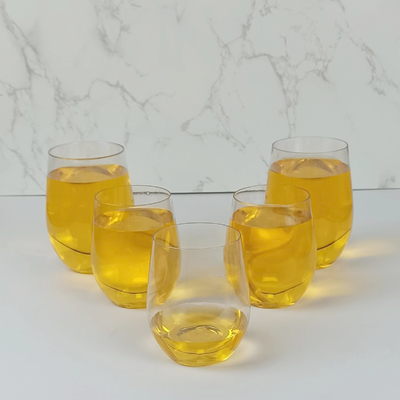 500ml 透明な使い捨て飲料カップ,水,ジュース,コーヒー,お茶のための赤いプラスチックカップ