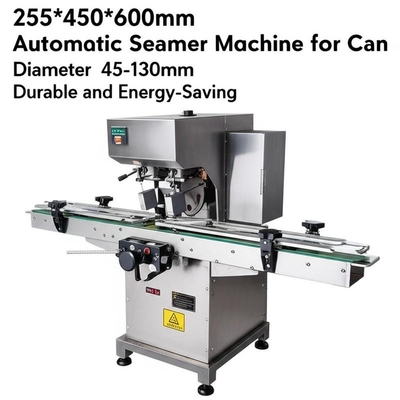 255*450*600mm 缶の自動シームマシン 直径45-130mm 耐久性があり,省エネ